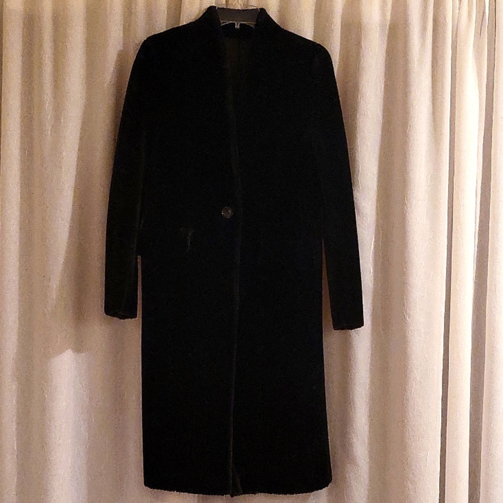 Zara Black Teddy Coat